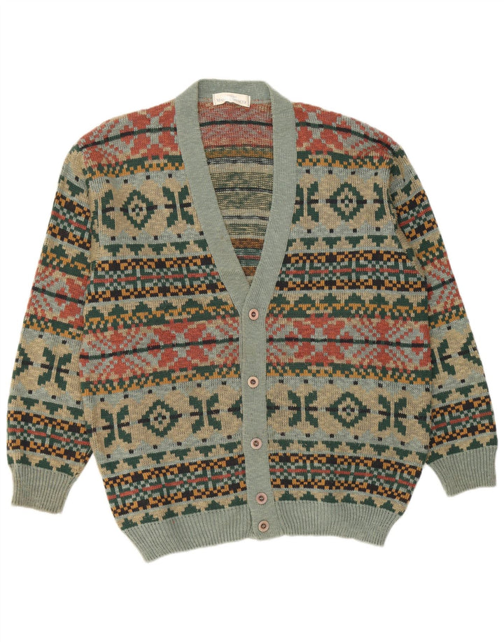 Marks & Spencer Pull Cardigan Homme Multicolore Fair Isle