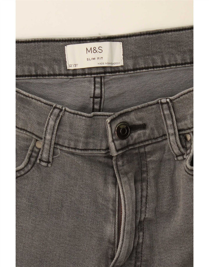 Marks & Spencer Jean Slim Homme W32 L31 Gris