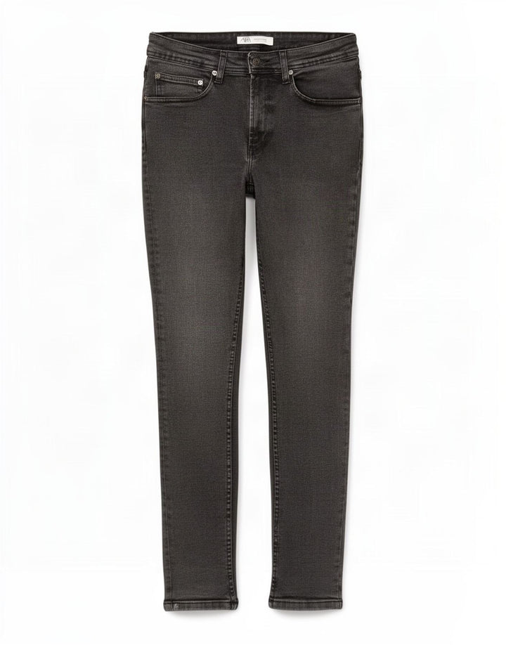 Zara Jean Slim Homme EU 38 Petit W30 L30 Gris