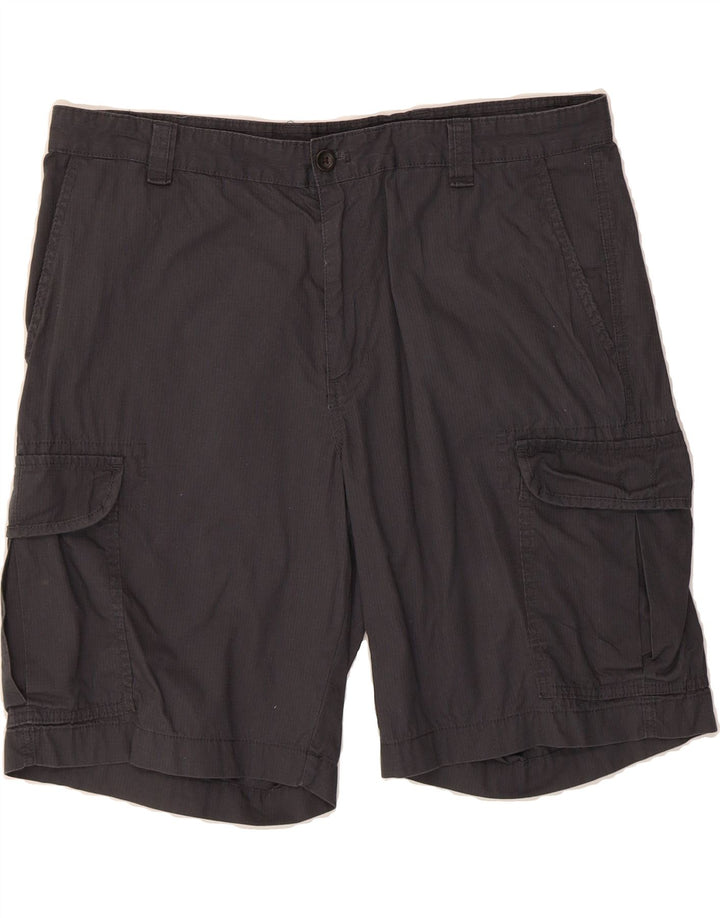 CHAPS Mens Cargo Shorts W38 XL Grey Check Cotton Vintage Chaps and Second-Hand Chaps from Messina Hembry 
