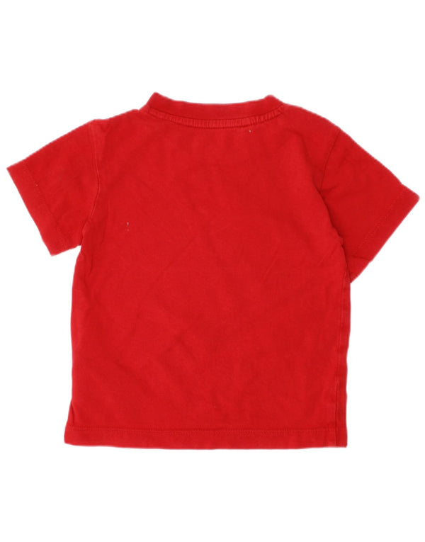 Adidas T-shirt graphique bébé garçon 12-18 mois rouge coton