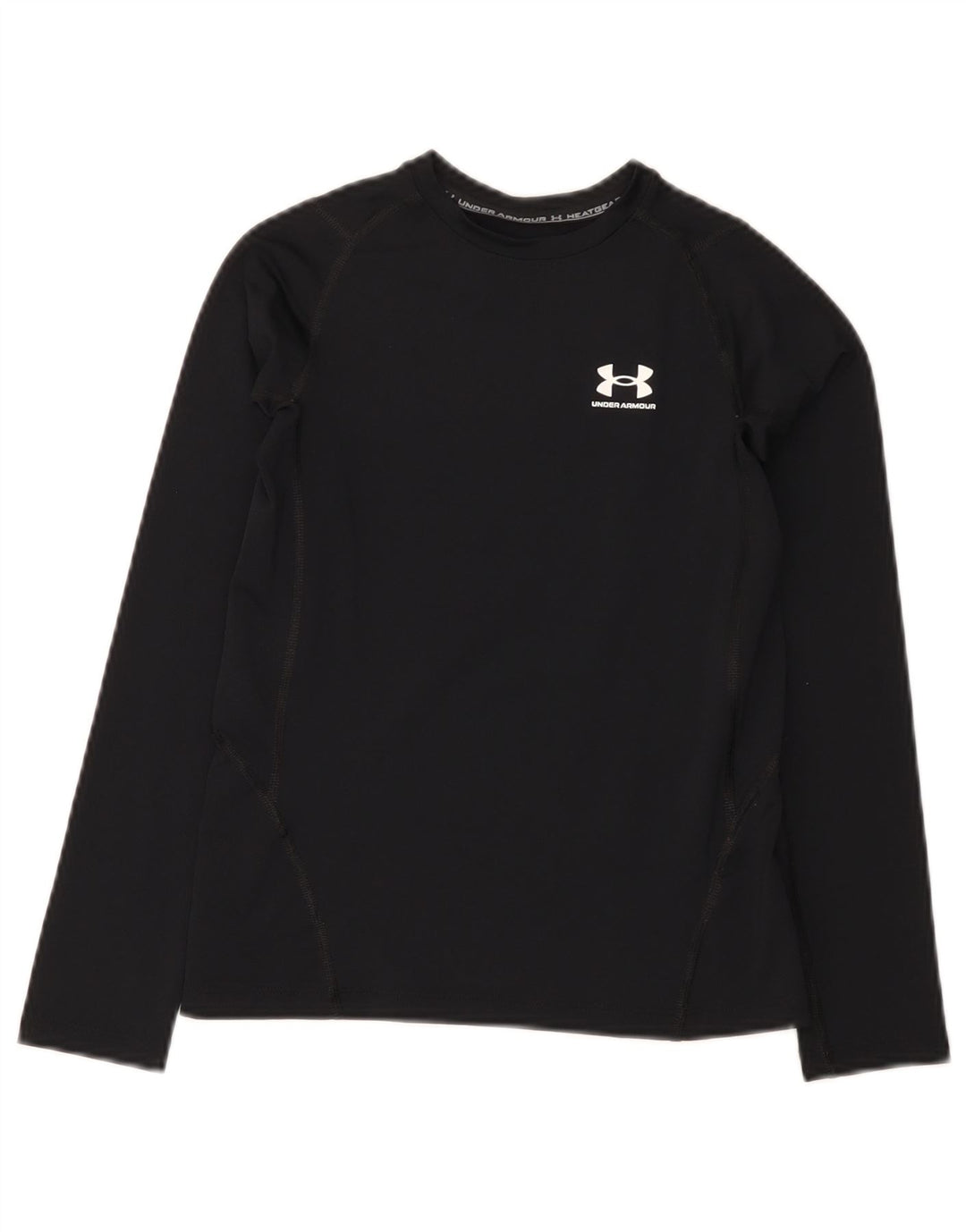 Under Armour Heat Gear Haut à manches longues pour garçon 9-10 ans Noir moyen