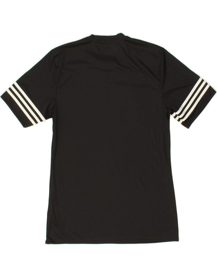 ADIDAS Mens Climalite T-Shirt Top Small Black Polyester Vintage Adidas and Second-Hand Adidas from Messina Hembry 
