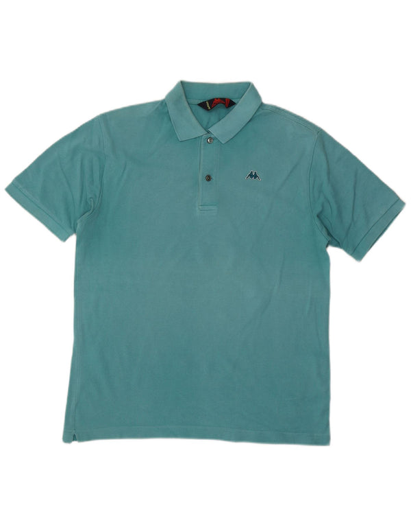 Kappa Polo Homme Bleu Moyen Coton