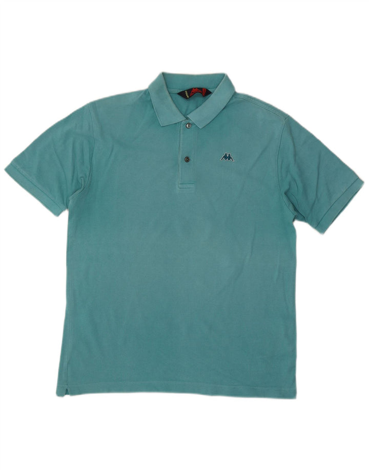 Kappa Polo Homme Bleu Moyen Coton