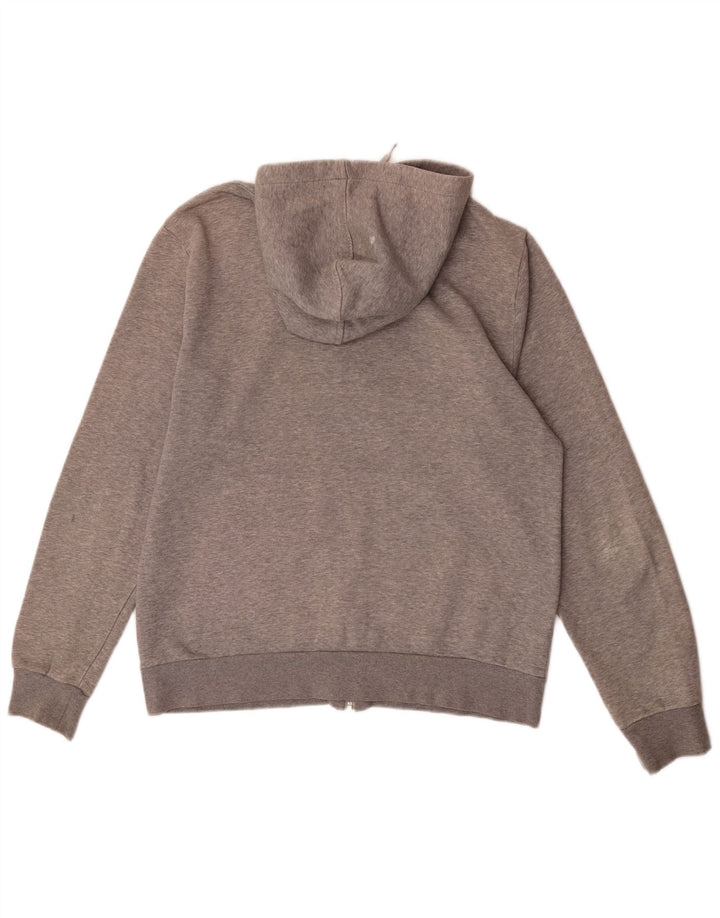 Puma Sweat à Capuche Graphic Zip Homme Gris Moyen Coton