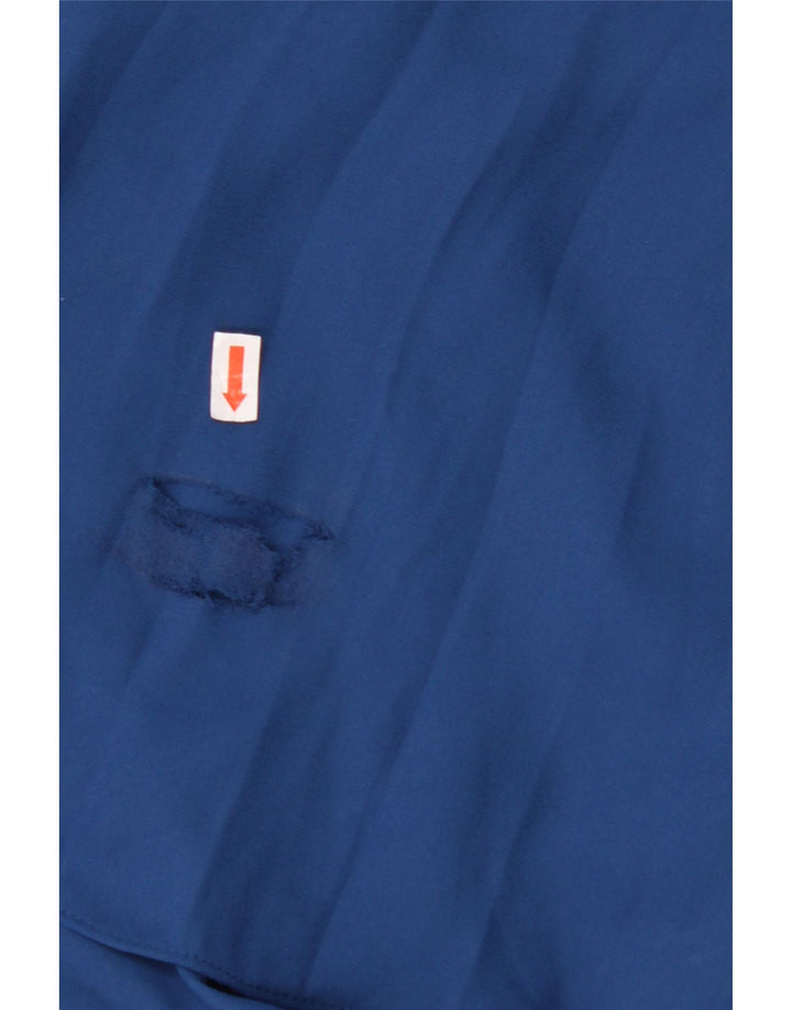 JAQUES VERT Jupe trapèze pour femme UK 12 Medium W30 Nylon bleu marine