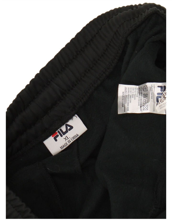 Fila Pantalon De Survêtement Homme XL Noir Polyester
