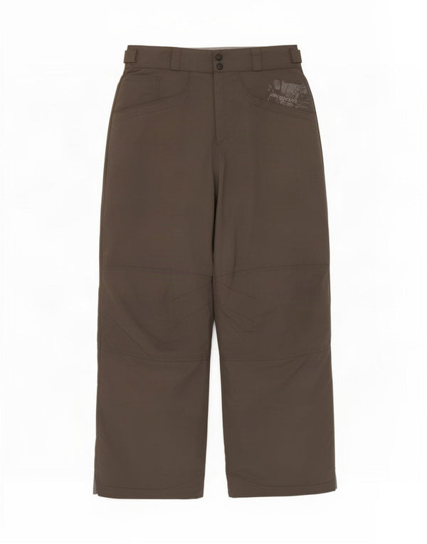 Rip Curl Pantalon de ski graphique pour homme XL W34 L34 Marron Polyamide