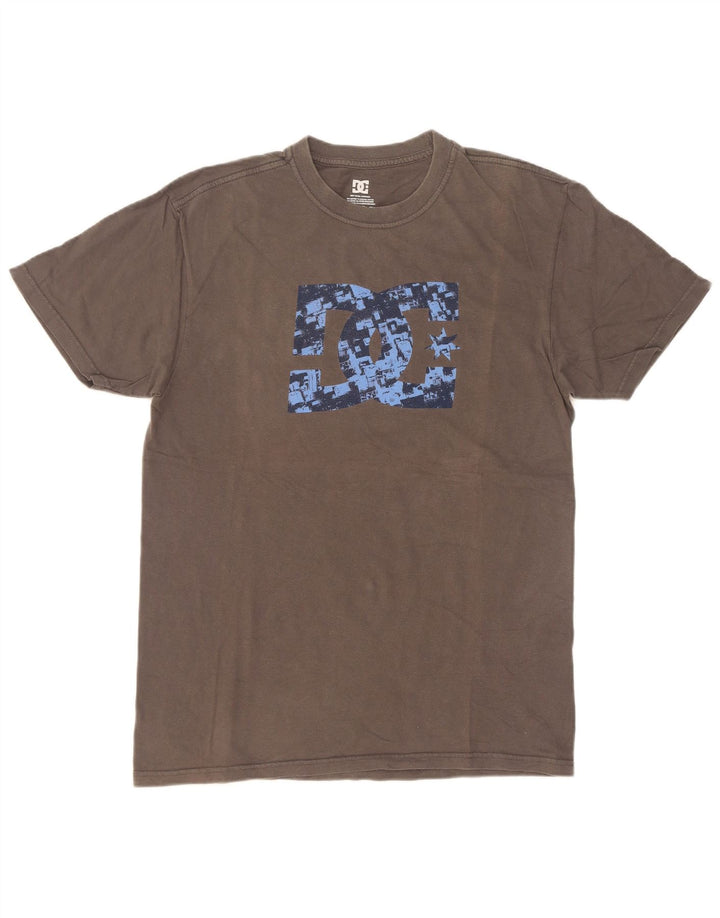 DC T-Shirt Graphique Homme Gris Moyen Coton