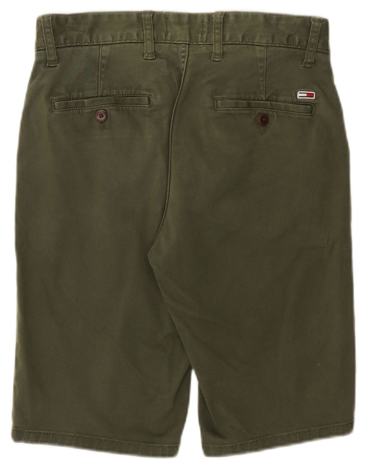 TOMMY HILFIGER Short Chino Femme W28 Coton Kaki Moyen