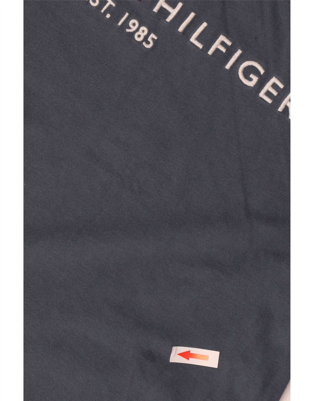 Tommy Hilfiger T-Shirt Graphique Homme Gris Moyen Coton