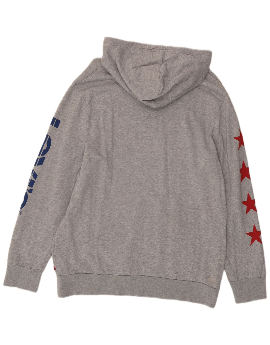 LEVI'S Pull à Capuche Graphique Homme XL Gris Coton