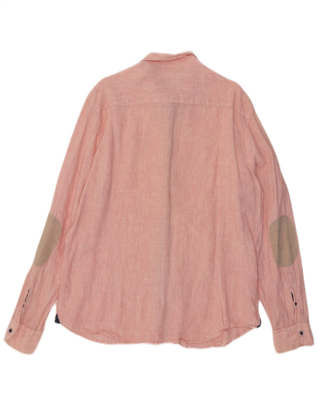Massimo Dutti Chemise homme 2XL Rose à fines rayures
