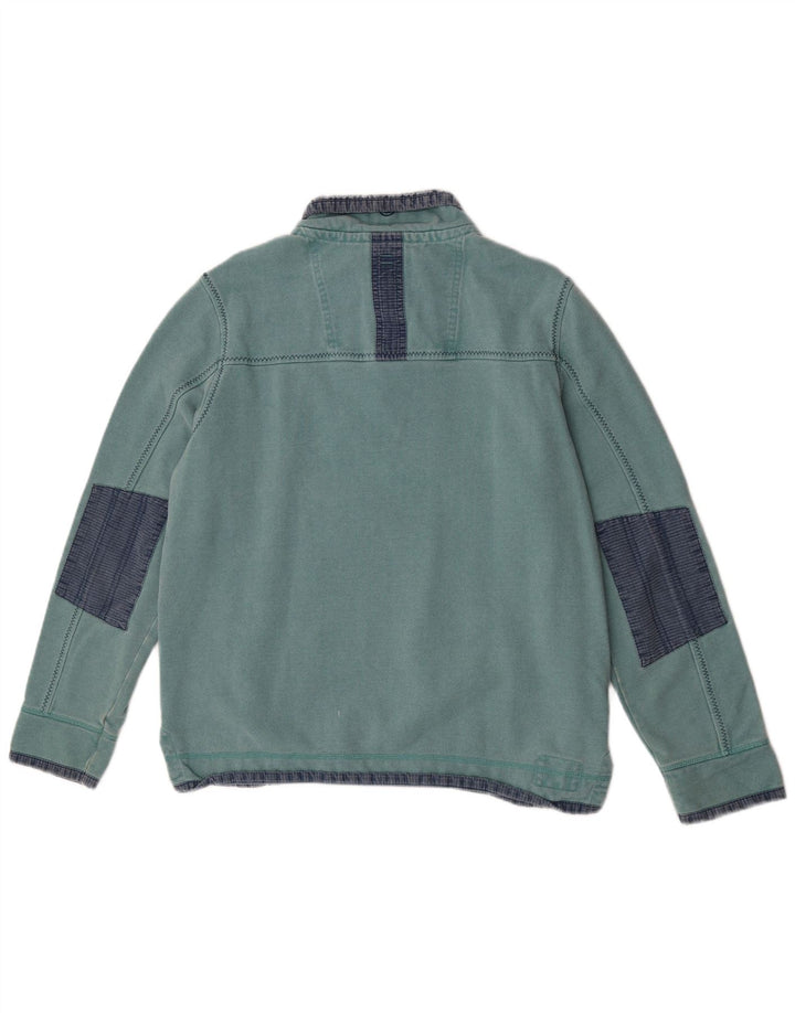 Fat Face Sweat-Shirt The Airlie Homme Vert Moyen Colorblock