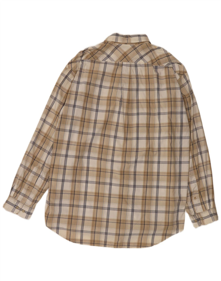 Marlboro Classics Chemise Homme 2XL Coton à Carreaux Beige