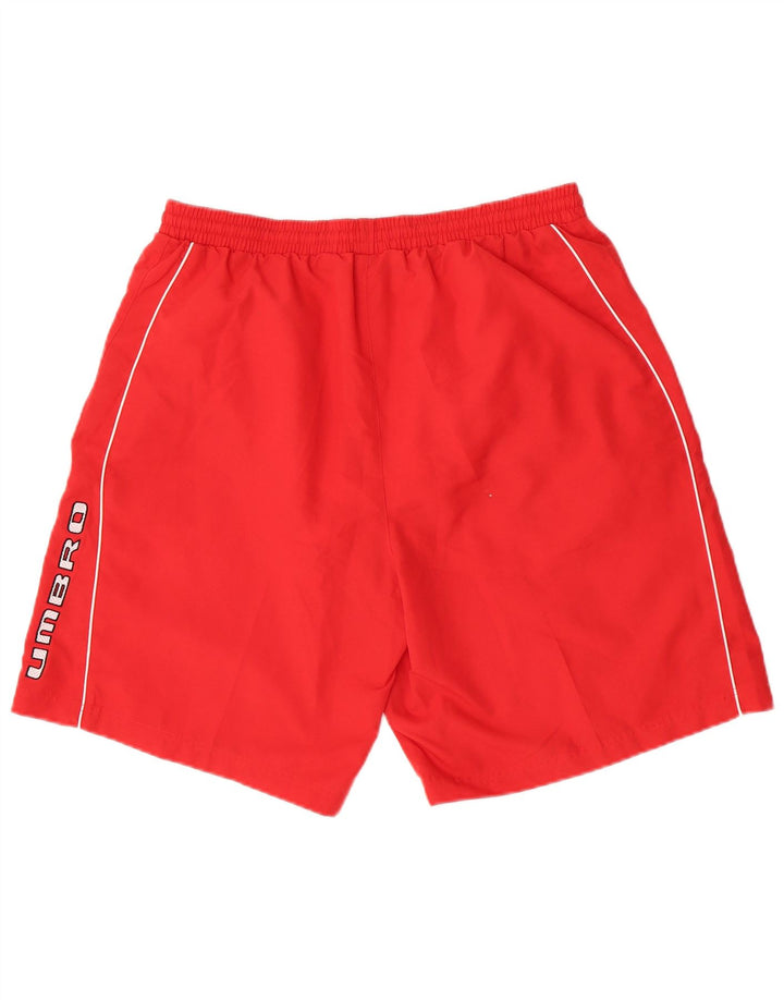 Umbro Short de Sport Graphique Homme 2XL Rouge Polyester