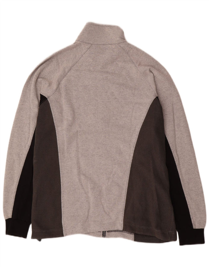 ASICS Veste de survêtement pour hommes en coton color block grand gris