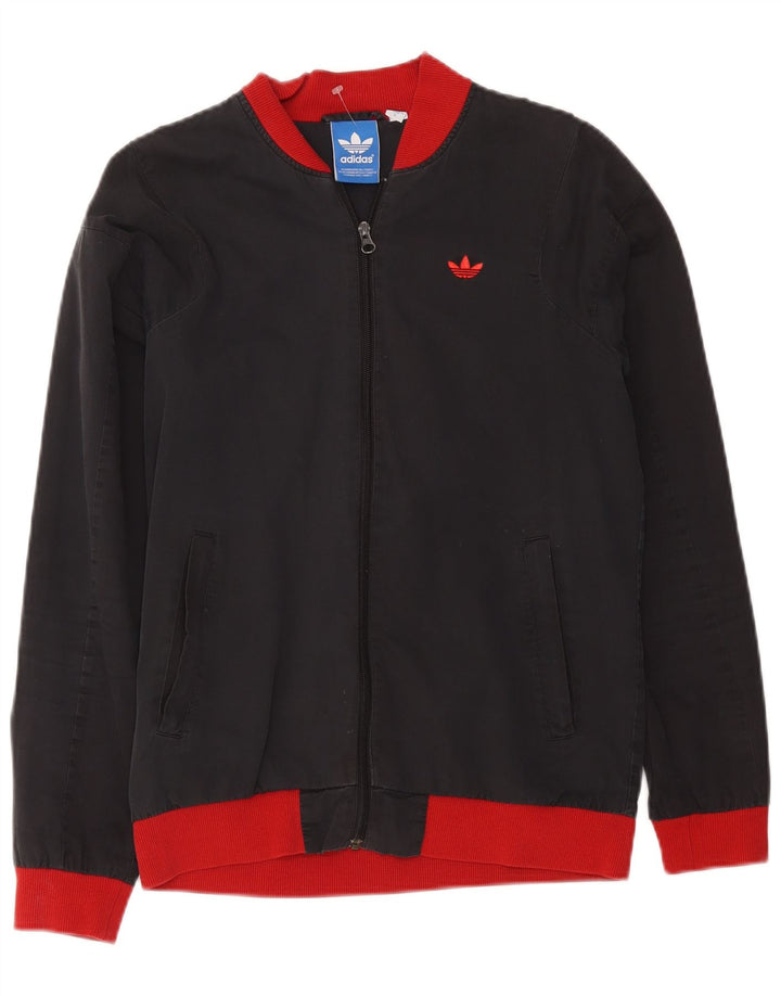 Adidas Veste de survêtement pour homme Petit Gris Colorblock Polyester