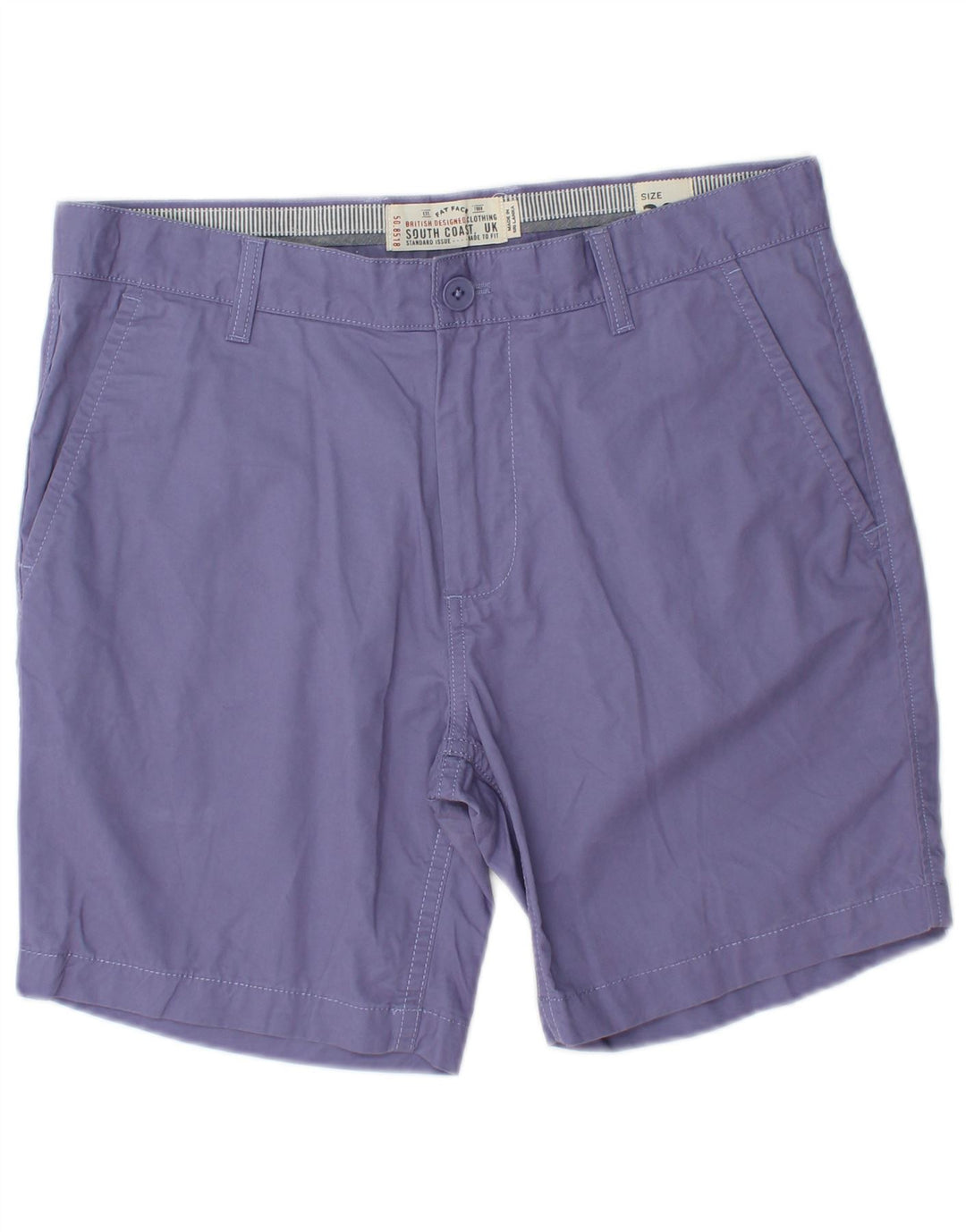 FAT FACE Short Chino Homme W32 Violet Moyen Coton