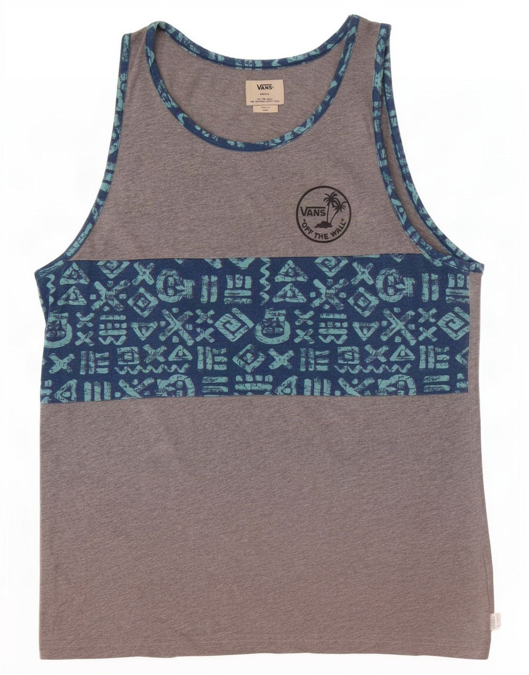 Vans Débardeur Graphic Homme Petit Gris Géométrique