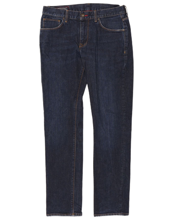 Tommy Hilfiger Jean Slim Homme W32 L32 Bleu Marine Coton