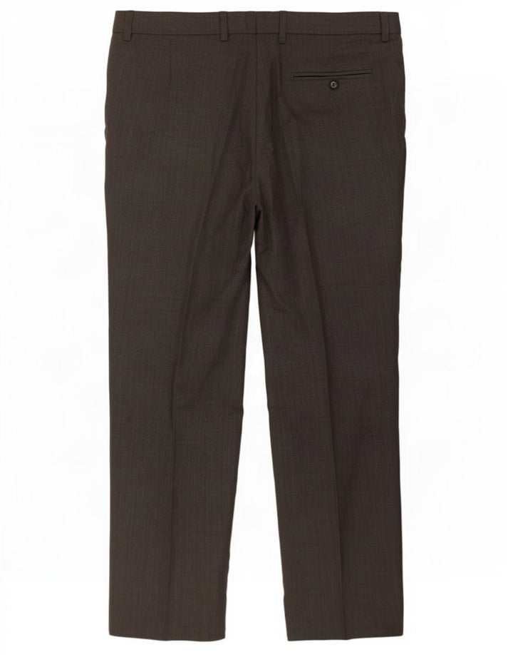Marks & Spencer Pantalon de costume pour homme W36 L31 Gris Polyester