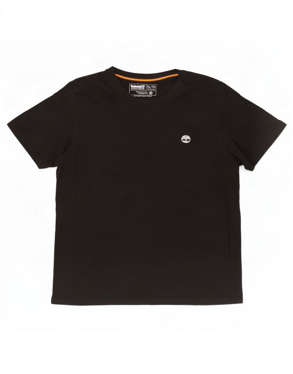 Timberland T-Shirt Coupe Régulière Femme XL Noir Coton
