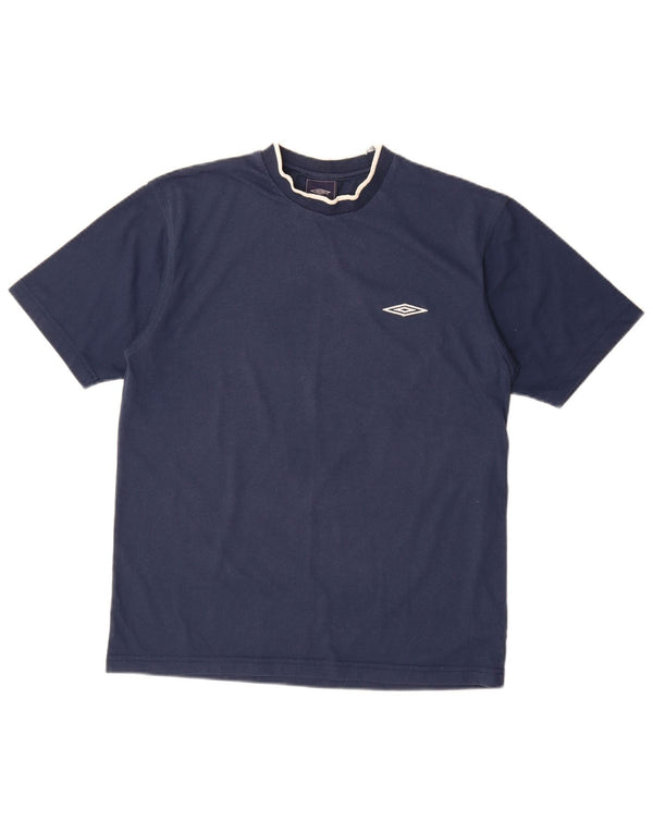 Umbro T-Shirt Homme Bleu Marine Moyen Polyester