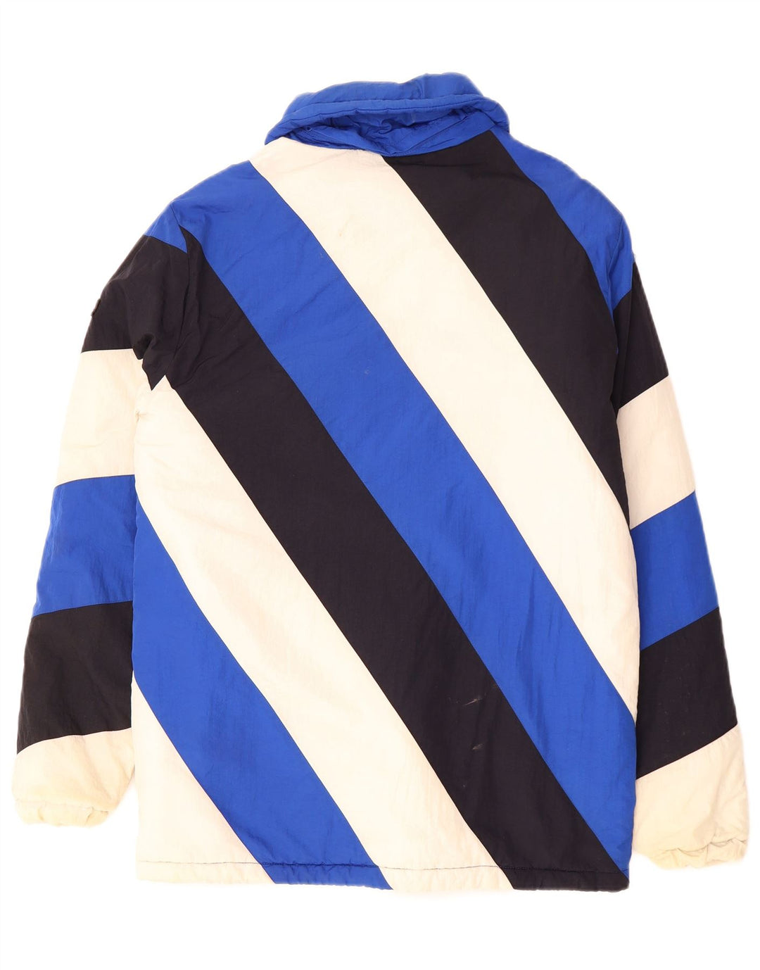 Ellesse Veste matelassée pour homme UK 38 Bleu moyen Polyester colour block