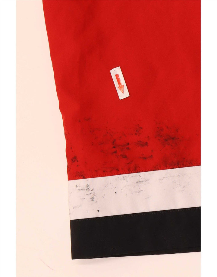 Adidas Hommes TSV Loccum Survêtement Top Veste Petit Rouge Colorblock Polyester