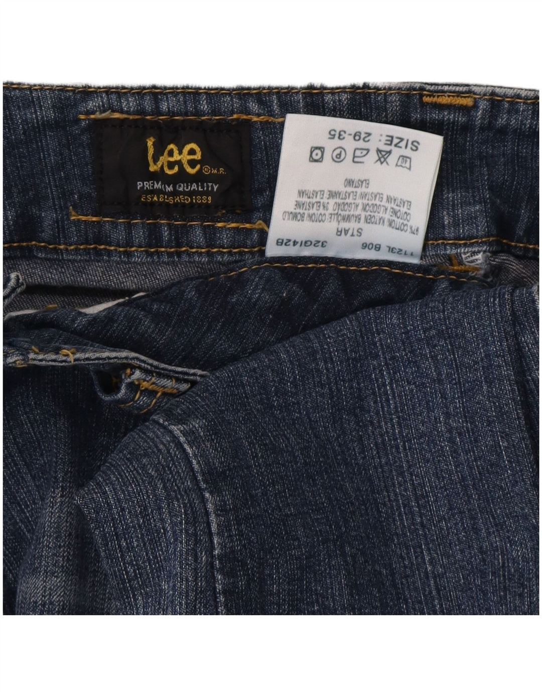 Lee Jeans Bootcut Femme W29 L32 Bleu Coton Classique