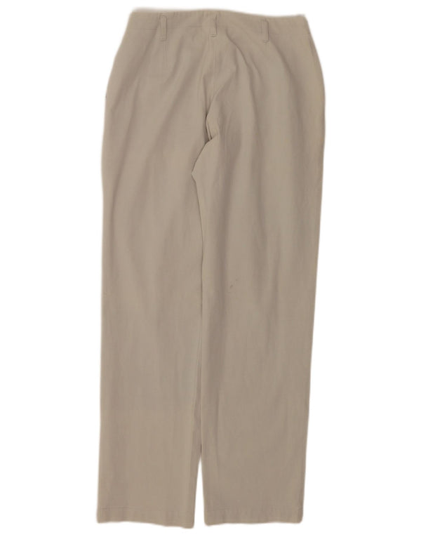 Hobbs Pantalon droit décontracté pour femme UK 8 Small W27 L28 Coton beige