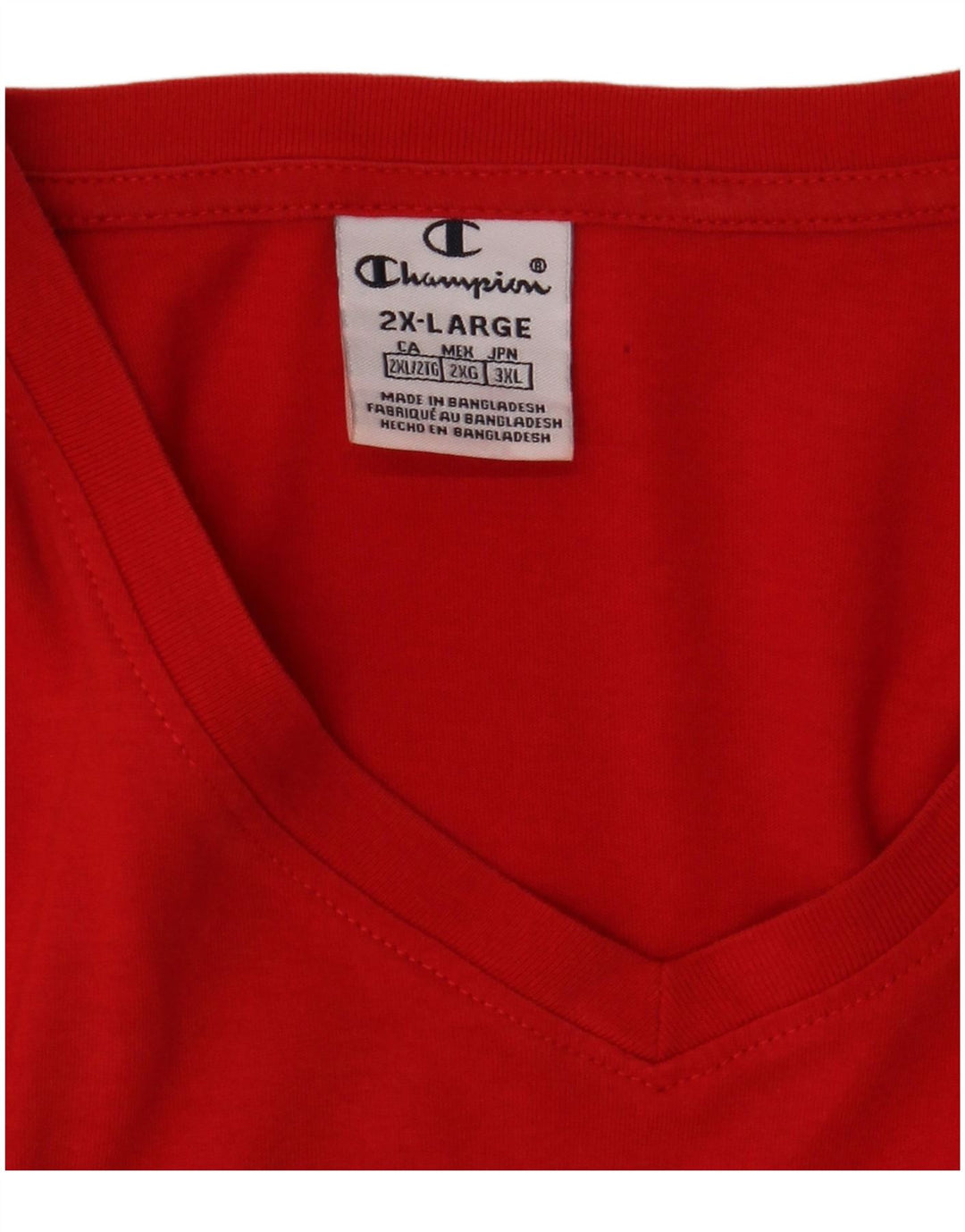 CHAMPION T-Shirt Femme UK 20 2XL Rouge