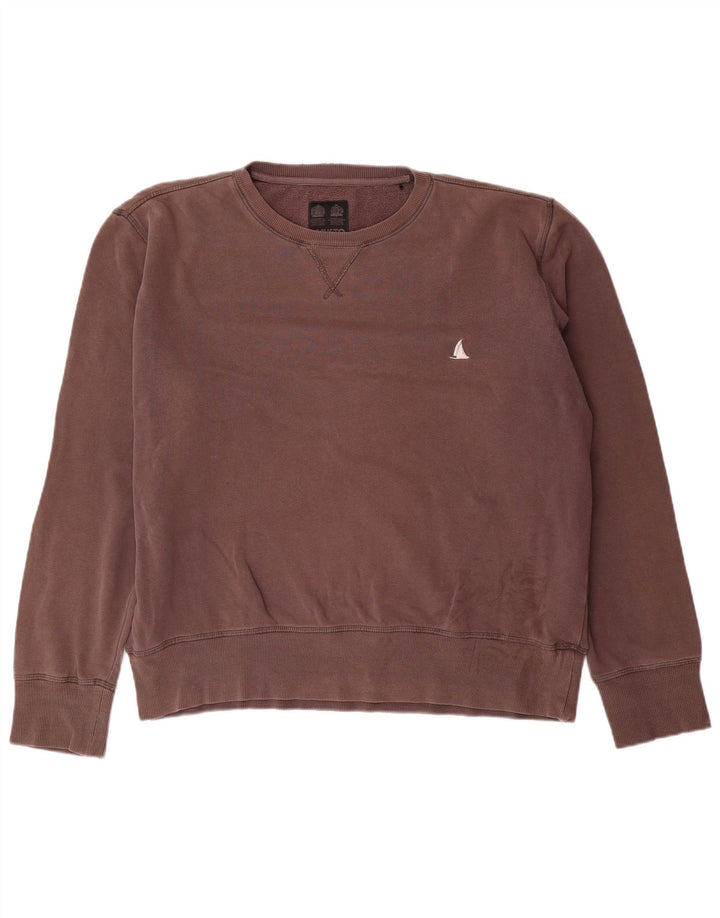 MUSTO Sweat-Shirt Homme XL Coton Bordeaux