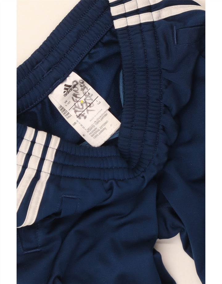 Adidas Pantalon de Survêtement Garçon Joggers 9-10 ans Bleu Marine Polyester