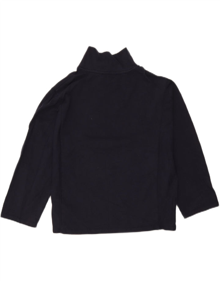 Marks & Spencer Haut à manches 3/4 pour femme UK 12 Bleu marine moyen Coton