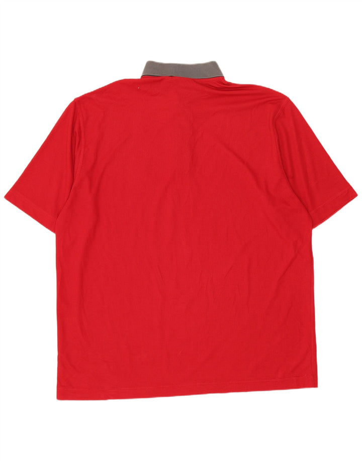 AUSTRALIAN L'ALPINA Polo Homme IT 56 XL Rouge Colourblock