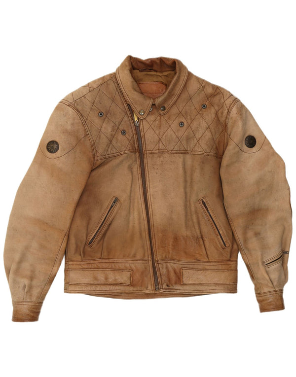 Schuh Veste en cuir pour homme UK 42 XL Cuir marron