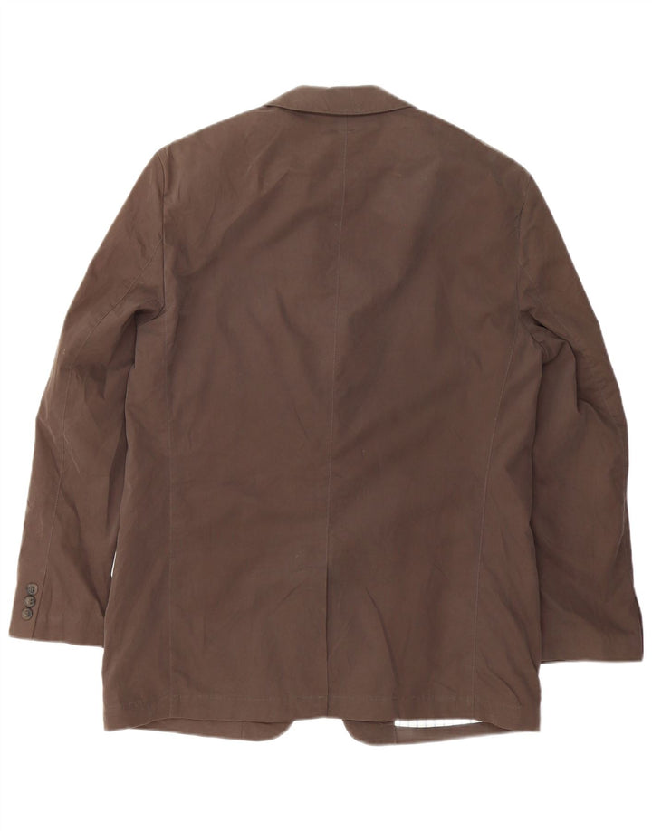 Marks & Spencer Veste blazer à 2 boutons pour homme UK 38 en coton marron moyen