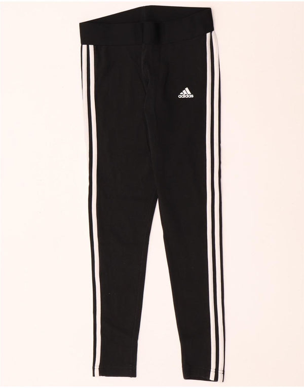 Adidas Leggings Femme UK 8/10 Petit Noir Coton