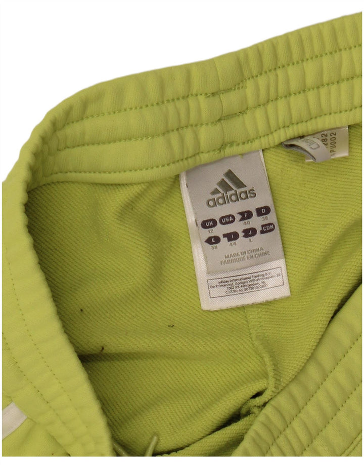 Adidas Pantalon de survêtement Climalite pour femme UK 12 Vert moyen Polyester