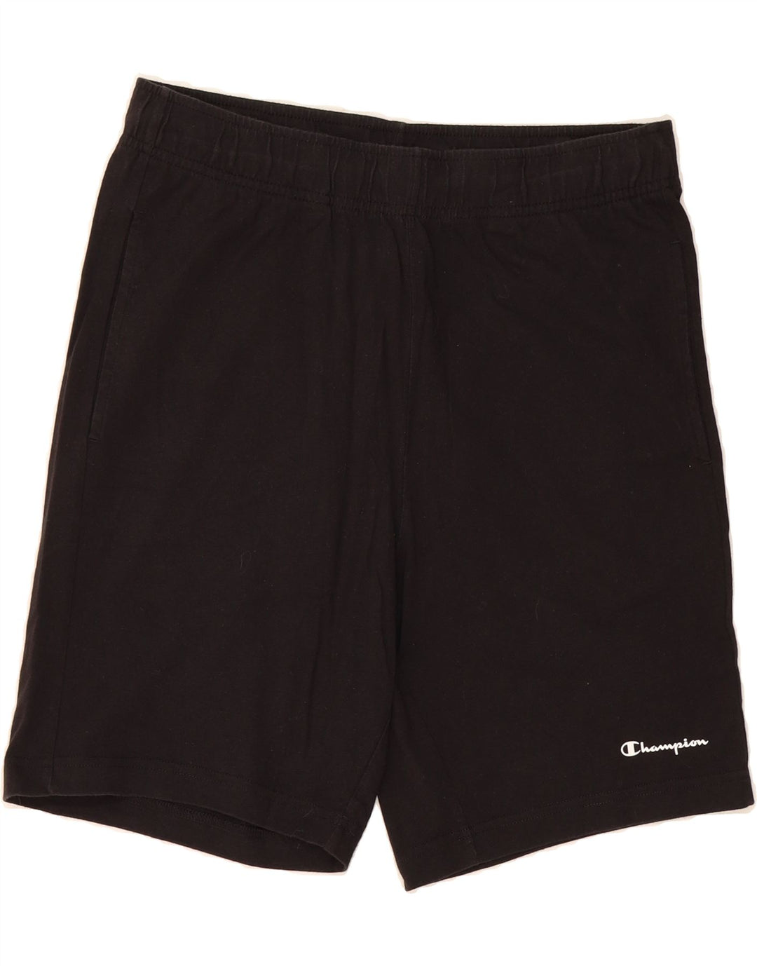 CHAMPION Mens Sport Shorts Medium Black Cotton Vintage Champion and Second-Hand Champion from Messina Hembry 