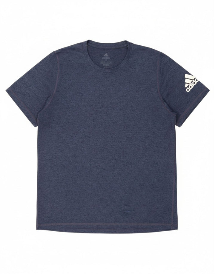 Adidas Homme Aeroready T-Shirt Top Bleu Marine Moyen Polyester