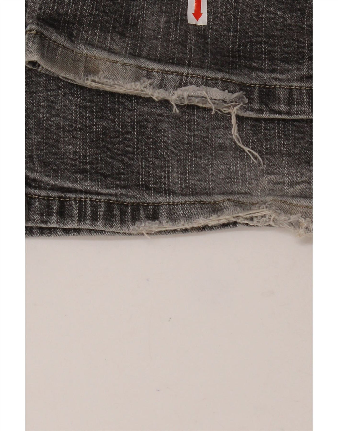 MARKS & SPENCER Jean droit extensible pour femme UK 16 Large W32 L30 Gris
