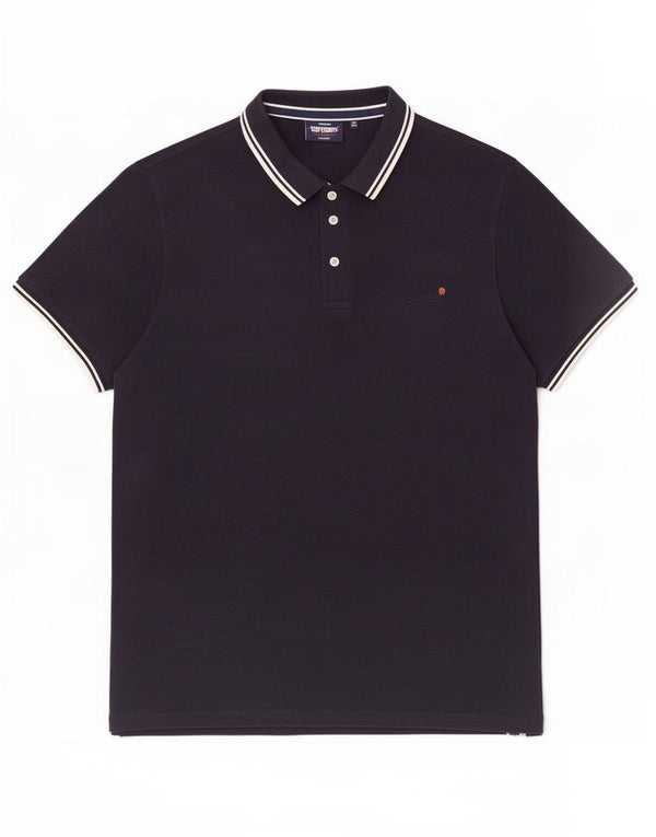 Superdry Polo Homme 3XL Bleu Marine Coton