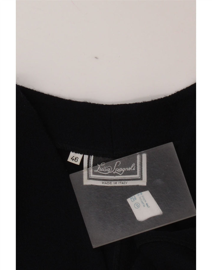 Luisa Spagnoli Robe fourreau à manches longues pour femme IT 46 Large Bleu marine