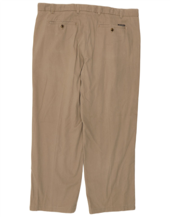 Eddie Bauer Pantalon Chino Droit Homme W40 L30 Beige
