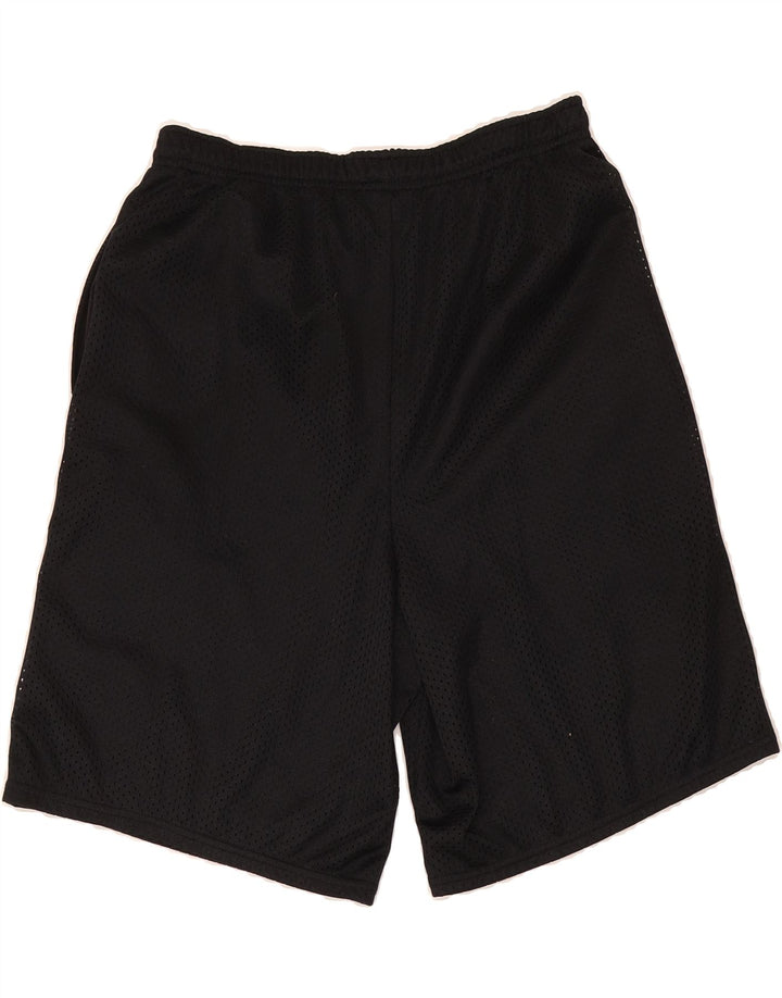 REEBOK Mens Sport Shorts Medium Black Polyester Vintage Reebok and Second-Hand Reebok from Messina Hembry 