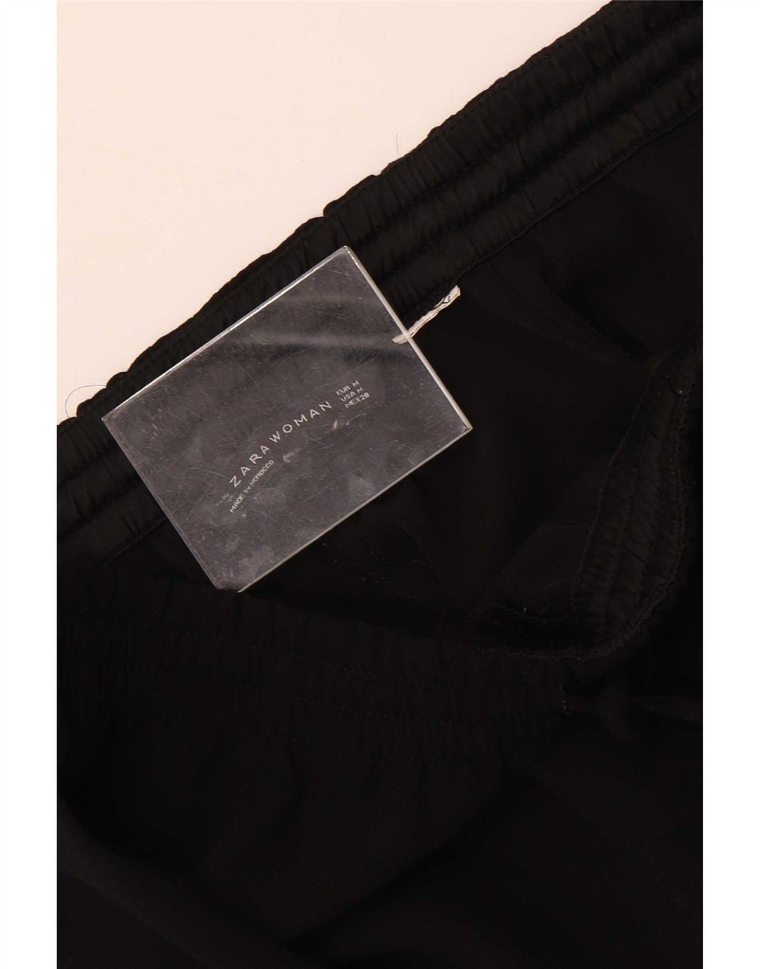 Zara Pantalon court bootcut pour femme Medium W28 L24 Noir